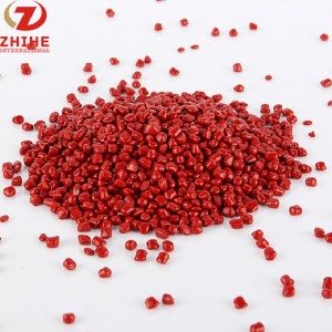 Jó minőségű nyersanyag piros szín műanyag alapanyag